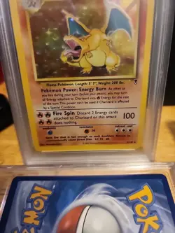 Pokemon TCG Charizard Holo Rare Card 3/110 Legendary Collection - Image 3