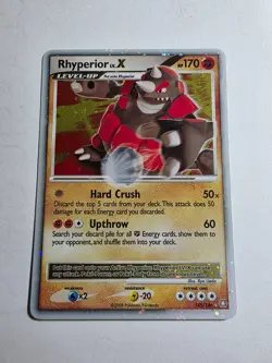 POKEMON CARD RHYPERIOR LEVEL X LEVEL UP HP170 HP 170 NUMBER 143/146 - Image 1