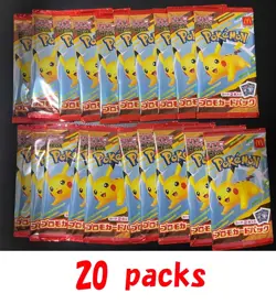 Pokemon Card McDonald's 20 Promo pack 2025 MEGA Pikachu 020/M-P + Random Japan - Image 1