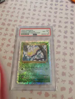 Pokemon TCG Weedle Legendary Collection Reverse Holo Card 99/110 PSA 8 - Image 2