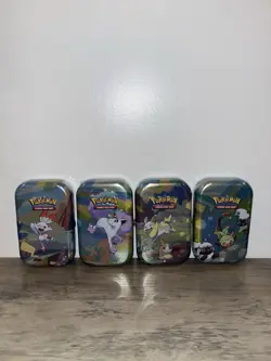 Pokemon TCG Galar Pals Mini Tins - New - Sealed - Lot Of 4 - Image 1