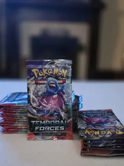 Pokemon TCG Temporal Forces Booster Pack Lot Of 15 - Scarlet Violet - Image 1