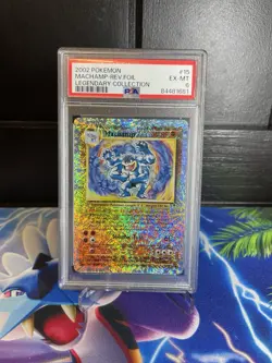 Machamp 15/110 PSA 6 WOTC Legendary Collection Reverse Holo Pokemon Card - Image 1