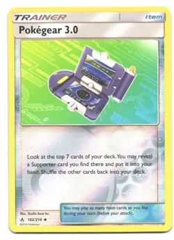 Pokegear 3.0 - 182/214 - Unbroken Bonds - Reverse Holo - Pokemon Card - NM - Image 1
