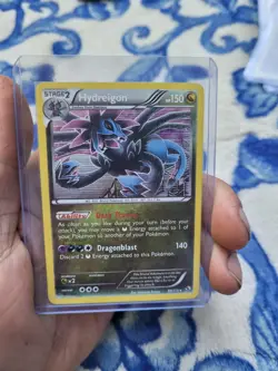 Hydreigon 99/113 Holo Rare Legendary Treasures Pokemon Card - Image 1