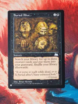 Buried Alive The List Reprints Magic Gathering MTG PLST - Image 1