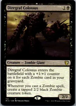 MTG Diregraf Colossus, NM-Mint, English Commander: Innistrad: Midnight Hunt - Image 1