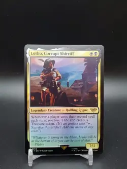 Lotho, Corrupt Shirriff FOIL Lord of the Rings NM MTG - Image 1