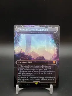 Glittering Caves of Aglarond Borderless FOIL Lord of the Rings NM MTG - Image 1