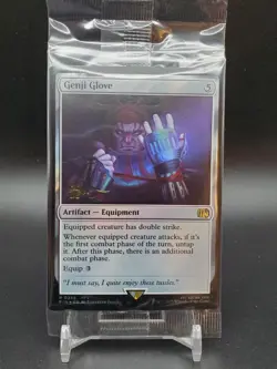 Genji Glove FOIL Final Fantasy Prerelease SEALED MTG - Image 1