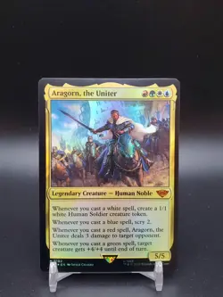 Aragorn, the Uniter FOIL Lord of the Rings NM MTG - Image 1