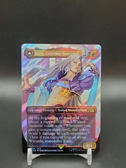 Kuja, Genome Sorcerer SURGE FOIL Borderless Final Fantasy NM MTG - Image 1