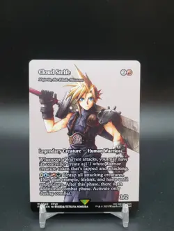 Cloud Strike Borderless Final Fantasy NM MTG - Image 1