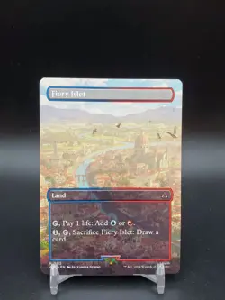 Fiery Islet Assassin’s Creed Borderless NM MTG - Image 1