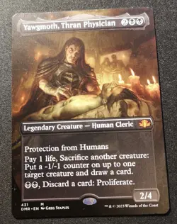 Yawgmoth, Thran Physician - Borderless - DMR - MTG - EN - NM - 431 - Image 1