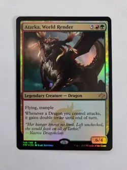 MTG Fate Reforged-Atarka,World Render Foil-NM-149 - Image 1