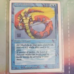 MTG, 13 older Blue staples, Dandan, Merchant Scroll, Lord of Atlantis, etc. - Image 3