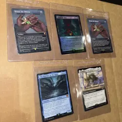 Call of the Ring The Lord of the Rings MTG Lot Of 5 Cards With Sleeves - Image 1