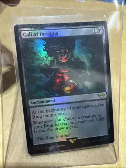 Call of the Ring The Lord of the Rings MTG Lot Of 5 Cards With Sleeves - Image 2