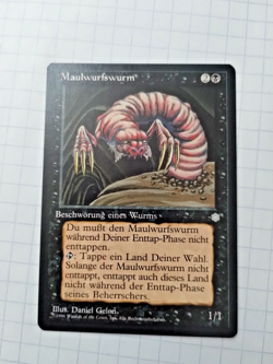 MTG Mole Worms (Maulwurfswurm) German Ice Age Miscut/Misprint Reg.- Uncirculated - Image 1