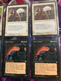 MTG Homelands Blue/ink misprint lot, 16 total misprints magic the gathering - Image 2