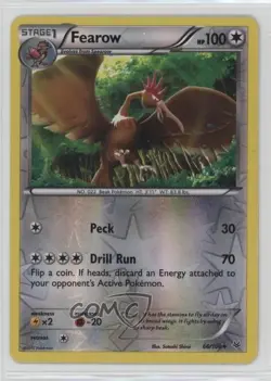 Fearow Reverse Foil Pokemon XY Roaring Skies #66 sq1 - Image 1
