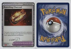Scorching Charcoal Holo Pokemon TCG Classic Charizard Deck (CLC) #026 sq1 - Image 3