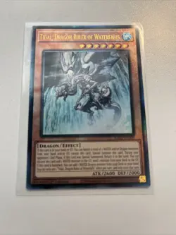 Yugioh Tidal, Dragon Ruler Of Waterfalls RA03-EN009 Prismatic Ultimate Rare - Image 1