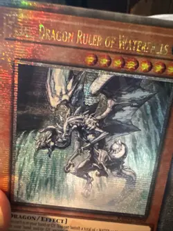 TIDAL, DRAGON RULER OF WATERFALLS QUARTER CENTURY SECRET RARE RA03-EN009 YUGIOH - Image 2