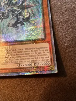 TIDAL, DRAGON RULER OF WATERFALLS QUARTER CENTURY SECRET RARE RA03-EN009 YUGIOH - Image 5