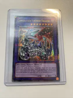 Yugioh Chimeratech Fortress Dragon MP24-EN022 Quarter Century Secret Rare - Image 1