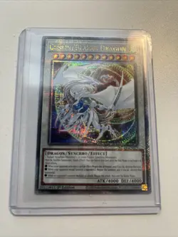 Yugioh Cosmic Blazar Dragon MP24-EN029 Quarter Century Secret Rare - Image 1
