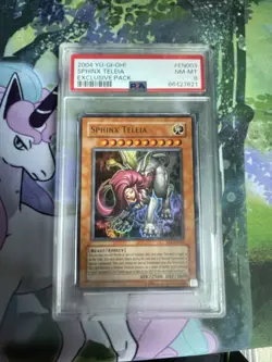 YUGIOH PSA 8 SPHINX TELEIA (EP1-EN003) - Image 1