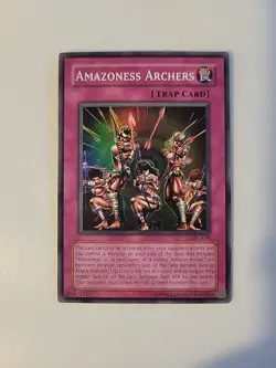 Yugioh- 1X Amazoness Archers - Super Rare - Unlimited - MFC-096 - Image 1