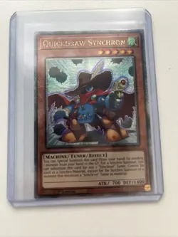 Yugioh Quickdraw Synchron RA03-EN228 Quarter Century Secret Rare - Image 1