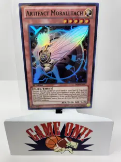YuGiOh Artifact Moralltach PRIO-EN011 Primal Origin 1st Edition Super Rare NM - Image 1