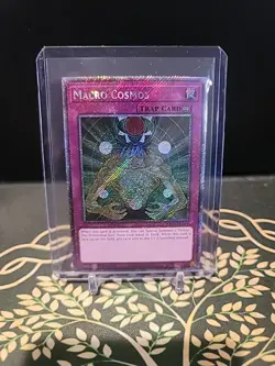 Yugioh! 1x Macro Cosmos RA03-EN164 Platinum Secret Rare 1st Ed - Image 1