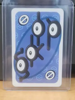 Unown RARE JAPANESE Pokemon Center Exclusive card - Sword & Shield Uno Blue 2020 - Image 1