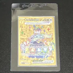 Pokemon TCG Terapagos EX 173/142SV07: Stellar Crown Hyper Rare Holo Card - Image 1