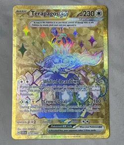 Pokemon TCG Terapagos EX 173/142SV07: Stellar Crown Hyper Rare Holo Card - Image 2