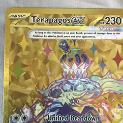Pokemon TCG Terapagos EX 173/142SV07: Stellar Crown Hyper Rare Holo Card - Image 5