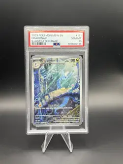 Pokemon TCG Dragonair Illustration Rare Card 181/165 Scarlet & Violet 151 PSA 10 - Image 1