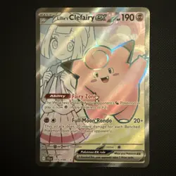Lillie's Clefairy ex 173/159 S&V Journey Together Full Art Pokemon Card NM - Image 1