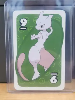 Mewtwo RARE JAPANESE Pokemon Center Exclusive card Sword & Shield Uno Green 2020 - Image 1