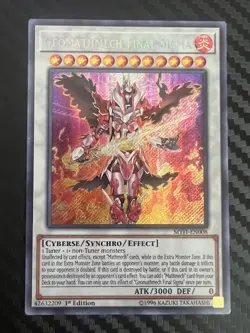 Yugioh Geomathmech Final Sigma MYFI-EN008 Secret Rare 1st Ed LP/MP - Image 1