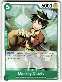 One Piece Emperors in the New World Card OP9-036 C Monkey.D.Luffy - Image 1