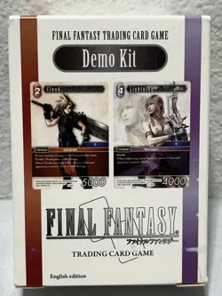 Final Fantasy DEMO KIT Trading Card Game NEW Never Used Sealed Cards English Ver - Image 1