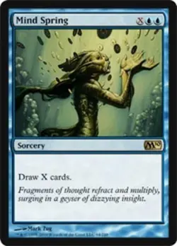 1 x Mind Spring - Magic 2010 - NM-Mint - MTG - Image 1