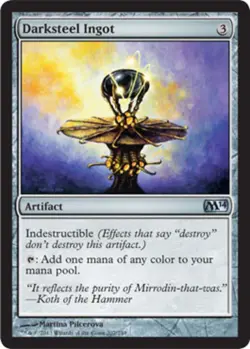 4 x Darksteel Ingot - Magic 2014 - NM-Mint - MTG - Image 1