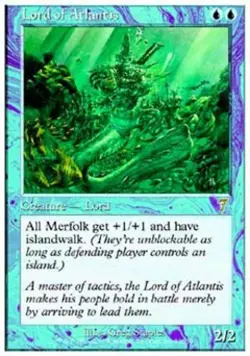 MTG English Lord of Atlantis NM Normal 7th Edition - Image 1